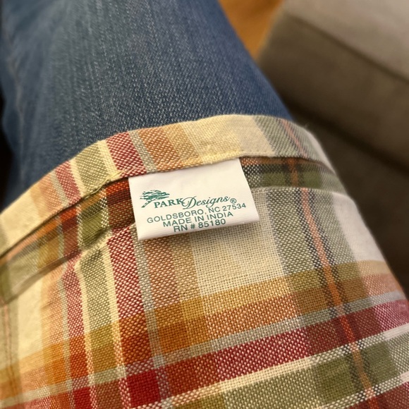 6 Kitchen Curtain Valances Country Print PARK DESIGN Dim. 69”L 14”W - Picture 7 of 8